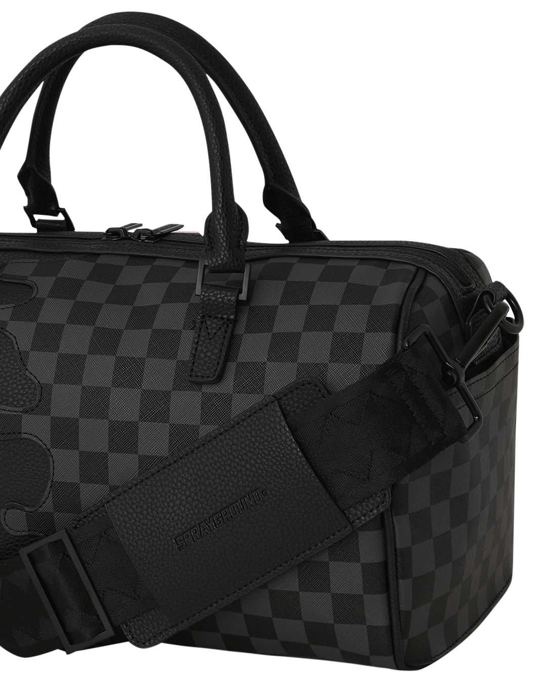 Image of Unisex Bag SPRAYGROUND UNFINISHED SHARK MINI DUFFEL